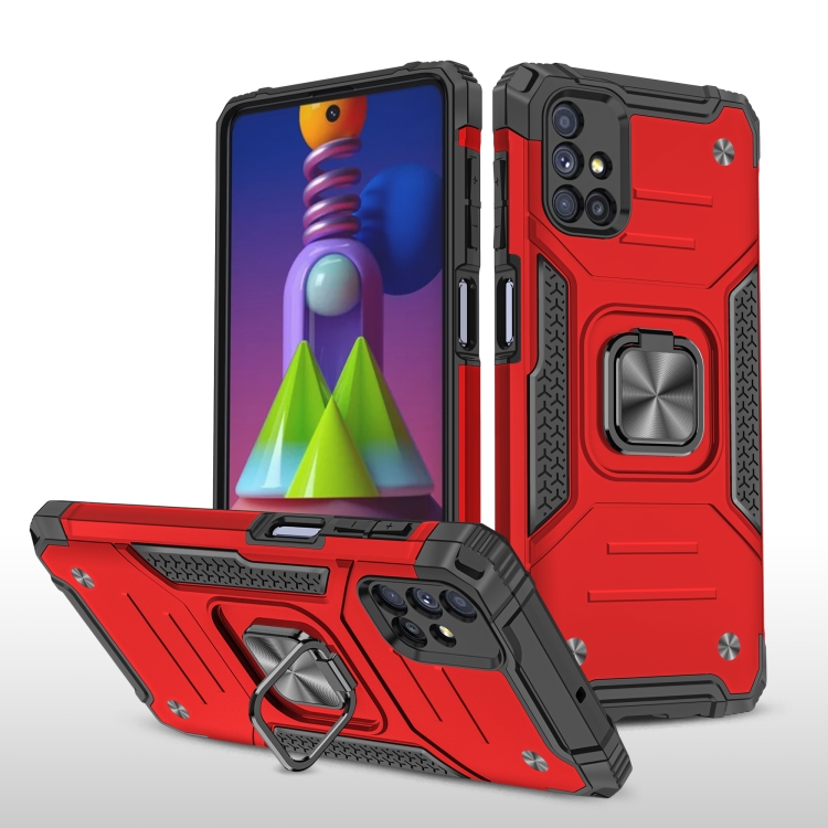For Samsung Galaxy M51 Magnetic Armor Shockproof TPU PC Case