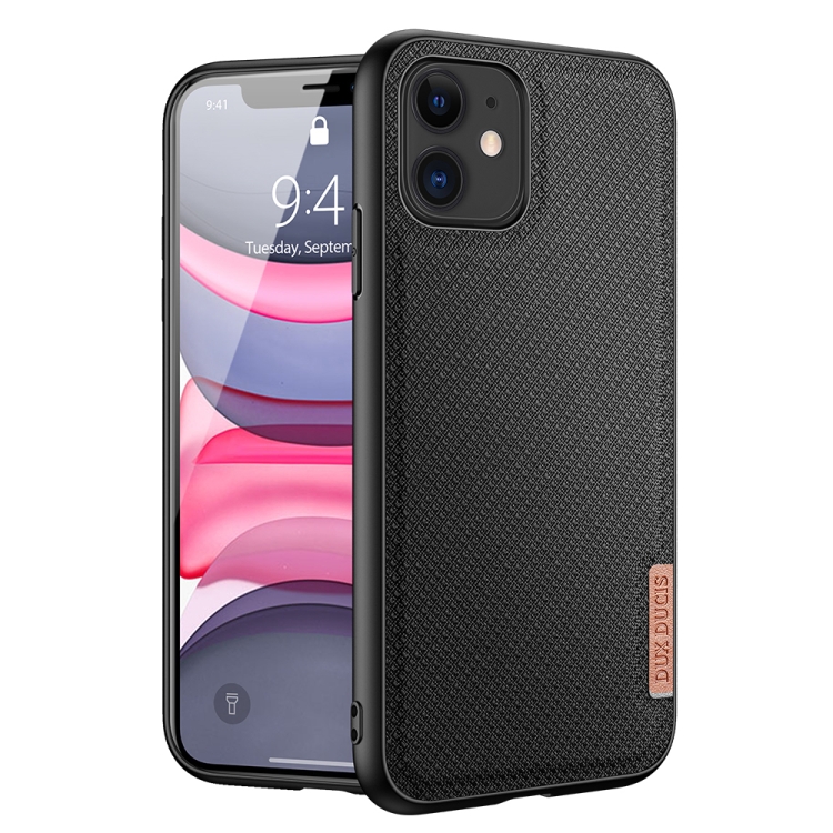 

DUX DUCIS Fino Series PU + TPU Protective Case For iPhone 11(Black)