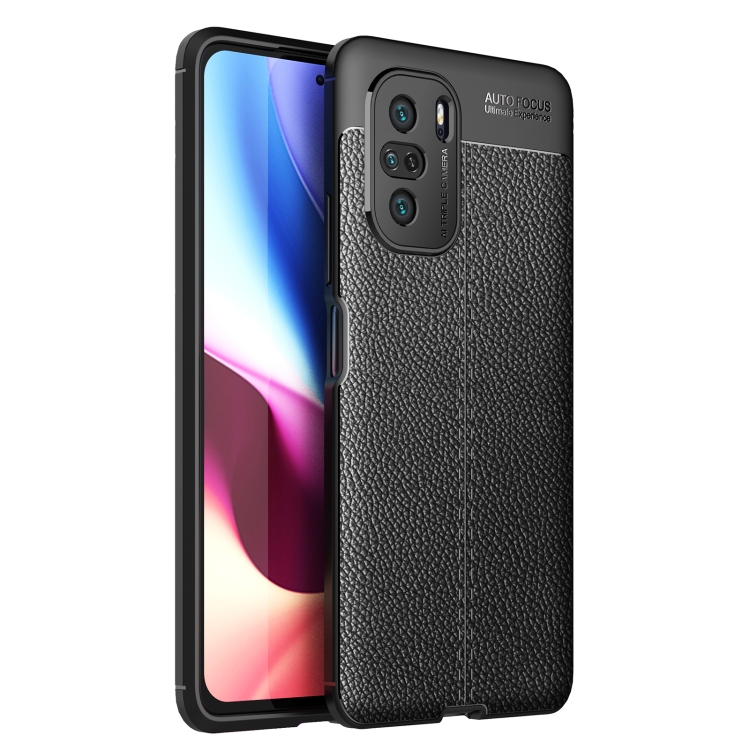 

For Xiaomi Redmi K40 / K40 Pro Litchi Texture TPU Shockproof Case(Black)
