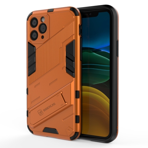 

For iPhone 11 Punk Armor 2 in 1 PC + TPU Shockproof Case with Invisible Holder (Orange)