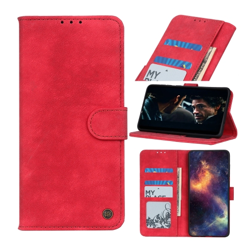 

For Xiaomi Redmi K40 Antelope Texture Magnetic Buckle Horizontal Flip PU Leather Case with Card Slots & Wallet & Holder(Red)