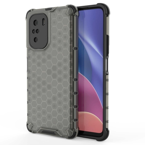 

For Xiaomi Redmi K40 / K40 Pro Shockproof Honeycomb PC + TPU Case(Black)