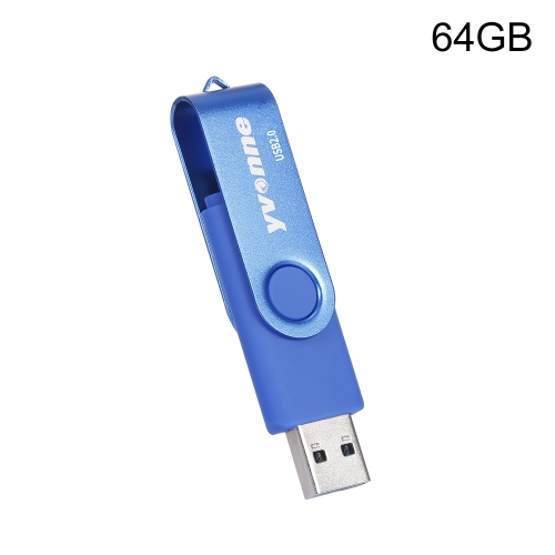 

Yvonne YT602-2 USB 2.0 USB + Micro OTG USB Flash Drives U Disk, Capacity:64GB(Blue)