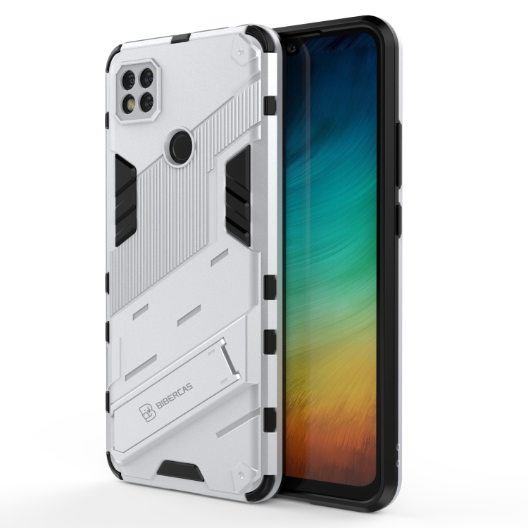 For Xiaomi Redmi 9C Punk Armor in PC TPU Shockproof Case