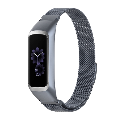 

For Samsung Galaxy Fit 2 SM-R220 Milanese Watch Band(Grey)