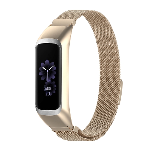 

For Samsung Galaxy Fit 2 SM-R220 Milanese Watch Band(Champagne)