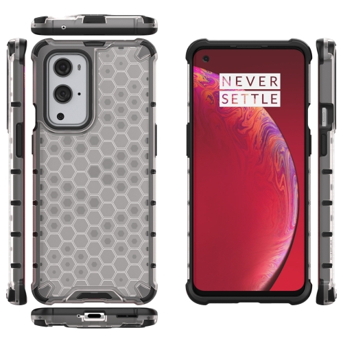 

For OnePlus 9 Pro Shockproof Honeycomb PC + TPU Case(White)