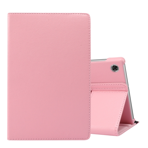 

For Lenovo Tab M10 Plus 10.3 360 Degree Rotation Litchi Texture Flip Leather Case with Holder(Pink)