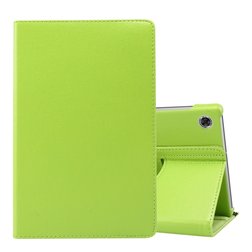 

For Lenovo Tab M10 Plus 10.3 360 Degree Rotation Litchi Texture Flip Leather Case with Holder(Green)