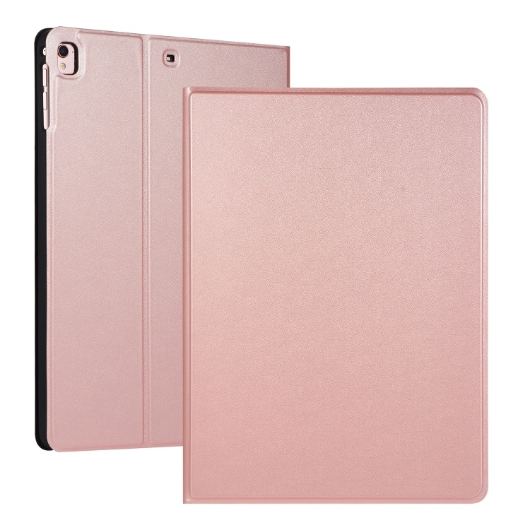 

For iPad 10.2 2021 / 2020 / 2019 Voltage Elastic Leather TPU Protective Case with Holder(Rose Gold)