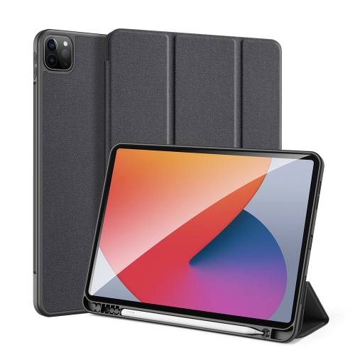 

DUX DUCIS Domo Series Horizontal Flip Magnetic TPU + PU Leather Tablet Case with Three-folding Holder & Pen Slot & Sleep / Wake-up Function For iPad Pro 11 （2021）/(2020)(Black)