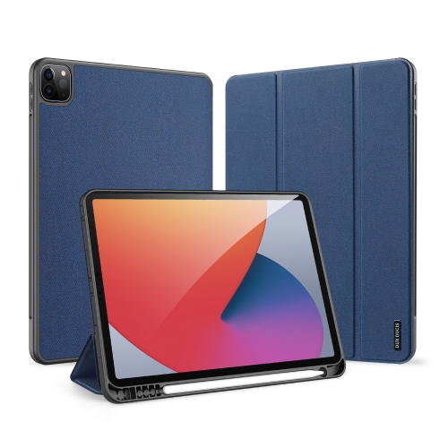 

DUX DUCIS Domo Series Horizontal Flip Magnetic TPU + PU Leather Tablet Case with Three-folding Holder & Pen Slot & Sleep / Wake-up Function For iPad Pro 11 （2021）/(2020)(Blue)