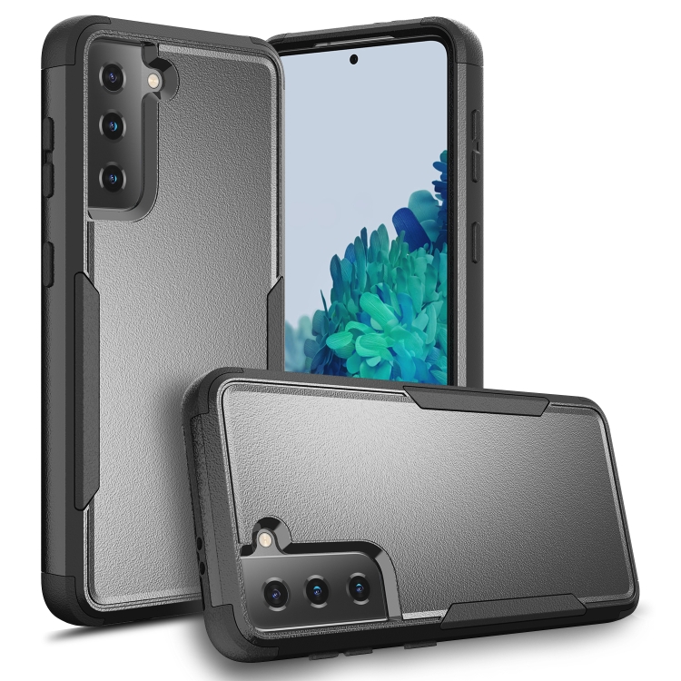 

For Samsung Galaxy S21+ 5G TPU + PC Shockproof Protective Case(Black)