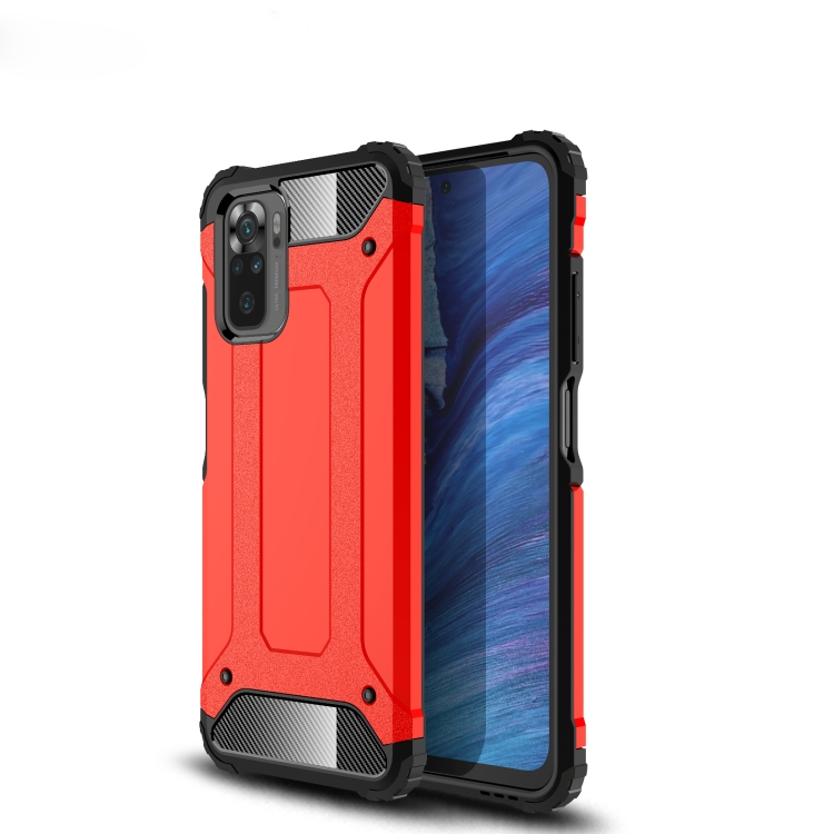 

For Xiaomi Redmi Note 10 4G / Note 10S Magic Armor TPU + PC Combination Case(Red)