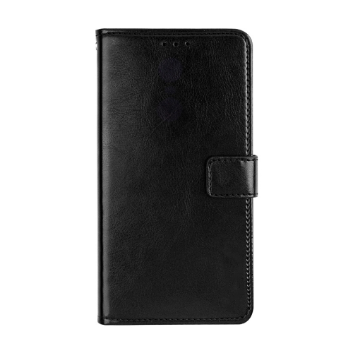 For Xiaomi Redmi Note 10 Pro idewei Crazy Horse Texture Horizontal Flip Leather Case with Holder & Card Slots & Wallet(Black)