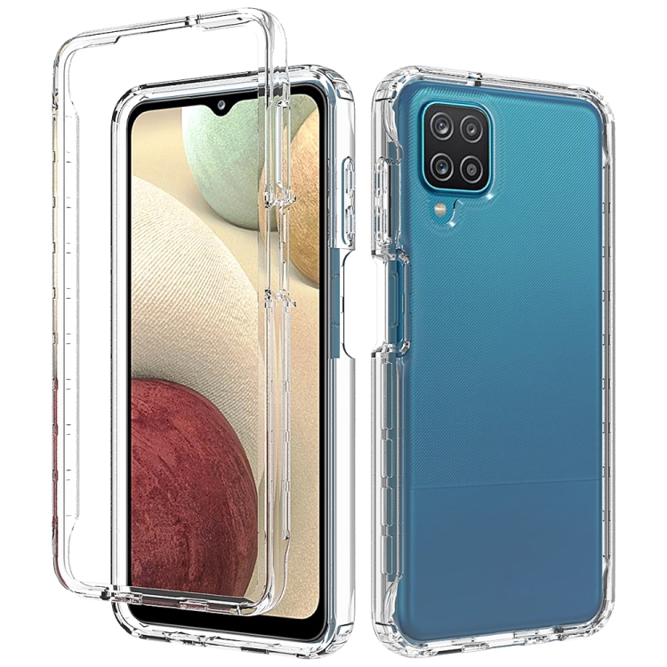 

For Samsung Galaxy A12 Shockproof Highly Transparent PC+TPU Protective Case