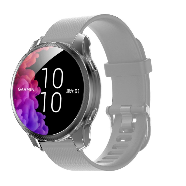 

Electroplating Full Coverage TPU Protective Case for Garmin Venu(Transparent)