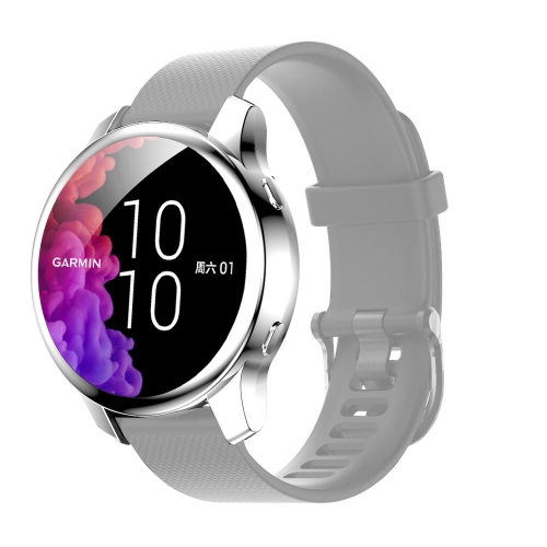 

Electroplating Full Coverage TPU Protective Case for Garmin Venu(Silver)