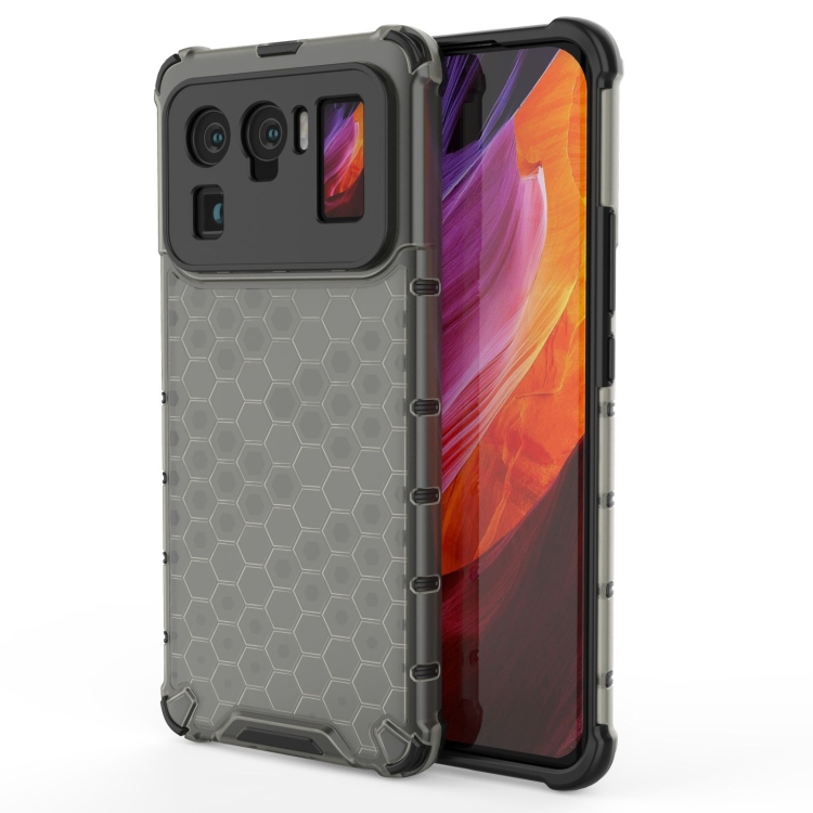 

For Xiaomi Mi 11 Ultra Shockproof Honeycomb PC + TPU Case(Black)