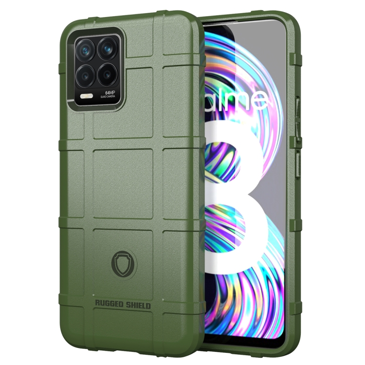 

For OPPO Realme 8 Full Coverage Shockproof TPU Case(Green)