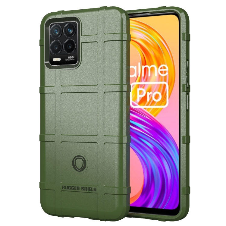 

For OPPO Realme 8 Pro Full Coverage Shockproof TPU Case(Green)