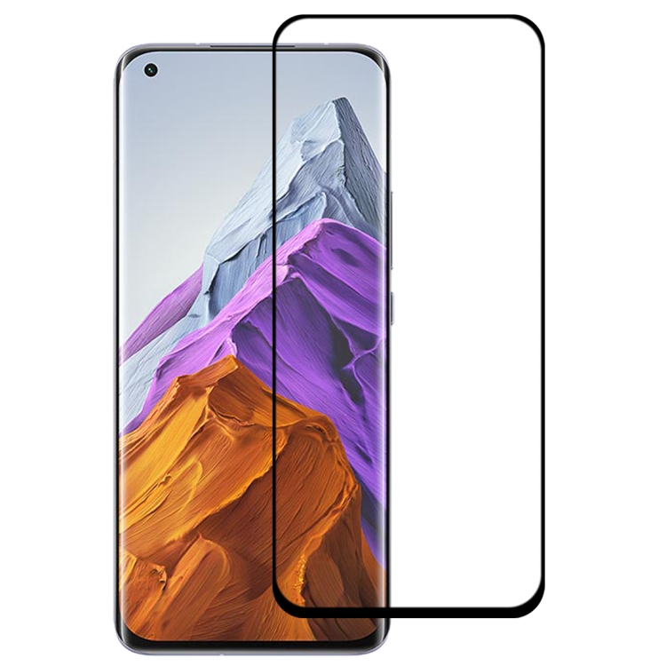 

For Xiaomi Mi 11 Pro Full Glue 9H HD 3D Curved Edge Tempered Glass Film(Black)