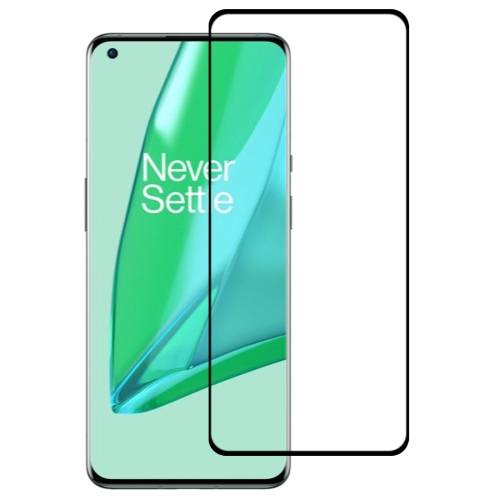 

For OnePlus 9 Pro Edge Glue 9H HD 3D Curved Edge Tempered Glass Film(Black)