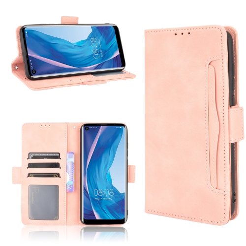 

For Ulefone Note 11P Skin Feel Calf Pattern Horizontal Flip Leather Case with Holder & Card Slots & Photo Frame(Pink)