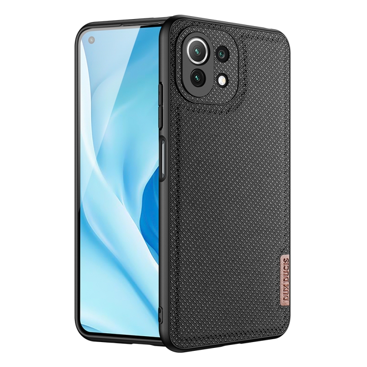 

For Xiaomi Mi 11 Lite 5G / 4G DUX DUCIS Fino Series PU + TPU Protective Case(Black)