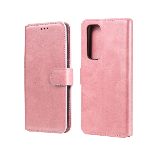 

For OPPO Find X3 Neo / Reno5 Pro+ 5G Classic Calf Texture PU + TPU Horizontal Flip Leather Case with Holder & Card Slots & Wallet(Rose Gold)