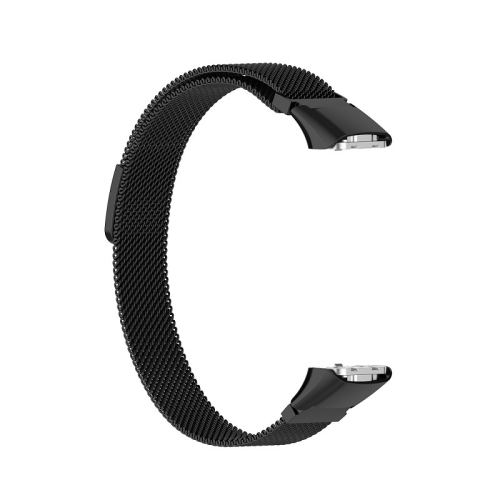 

For Samsung Galaxy Fit SM-R370 Milanese Replacement Strap Watchband(Black)