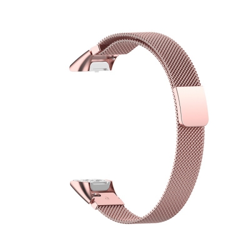 

For Samsung Galaxy Fit SM-R370 Milanese Replacement Strap Watchband(Rose Pink)