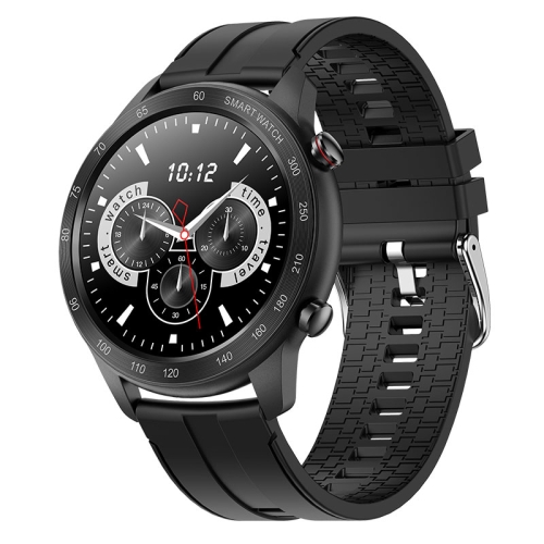 

MX5 1.3 inch IPS Screen IP68 Waterproof Smart Watch, Support Bluetooth Call / Heart Rate Monitoring / Sleep Monitoring, Style: Silicone Strap(Black)