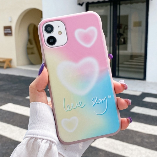 

TPU Pattern Protective Case For iPhone 11(Heart 2)