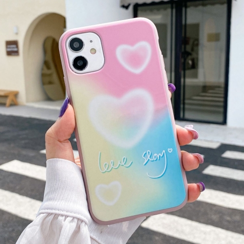 

TPU Pattern Protective Case For iPhone 12 Pro Max(Heart 2)