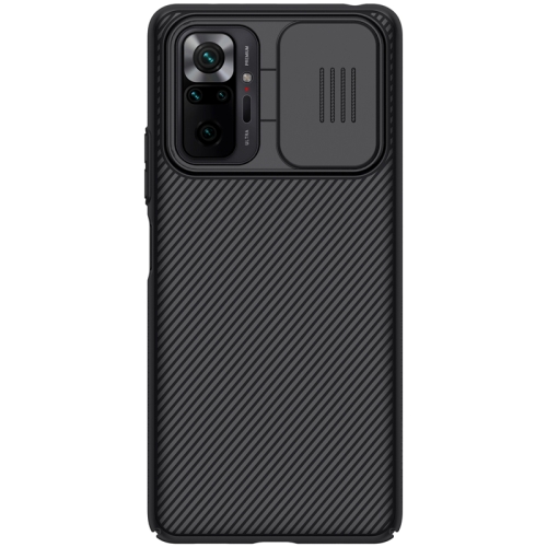 

For Xiaomi Redmi Note 10 Pro / 10 Pro Max NILLKIN Black Mirror Series PC Camshield Full Coverage Dust-proof Scratch Resistant Case(Black)