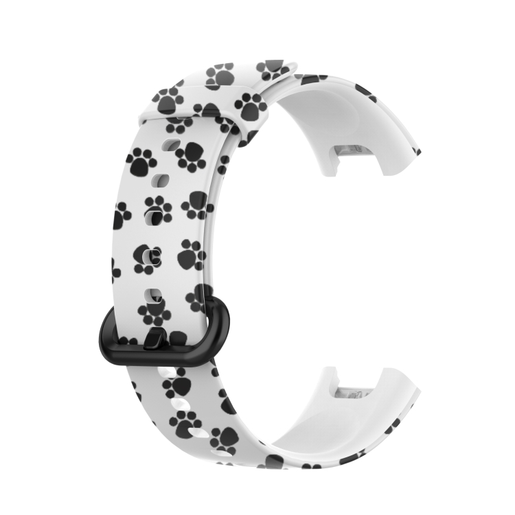 

For Xiaomi Mi Watch Lite / Redmi Watch Silicone Printing Replacement Watchband(Footprint)