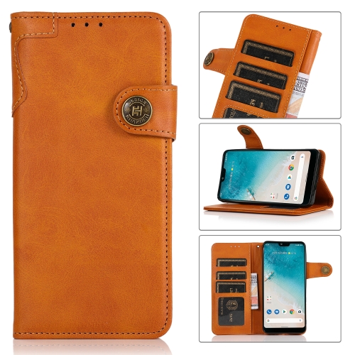 

For Samsung Galaxy S21 FE KHAZNEH Dual-Splicing Cowhide Texture Horizontal Flip Leather Case with Holder & Card Slots & Wallet & Lanyard(Brown)