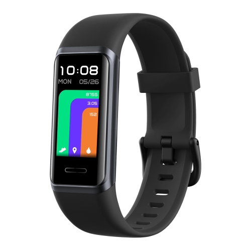 

[HK Warehouse] DOOGEE DG Band, 1.05 inch LCD Color Screen, 5ATM Waterproof, Support 5-7 Days Endurance & 14 Exercise Modes & Heart Rate Monitoring & Blood Oxygen Measurement(Black)