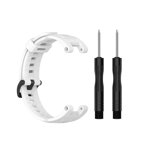 

For Amazfit T-Rex Pro / Amazfit T-Rex Silicone Watch Band with Dismantling Tools, One Size(White)