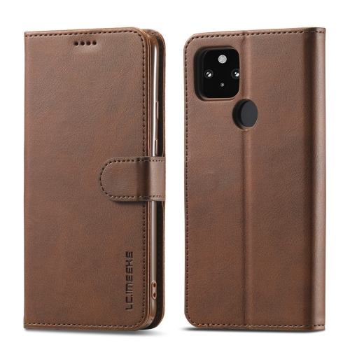 

For OPPO Realme C21 / C20 LC.IMEEKE Calf Texture Horizontal Flip Leather Case, with Holder & Card Slots & Wallet(Brown)