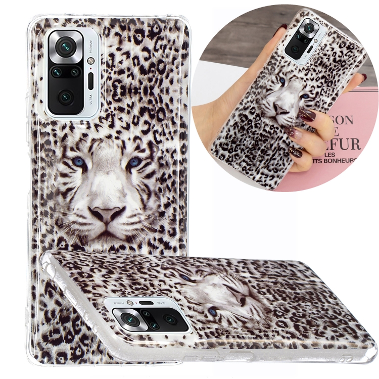 

For Xiaomi Redmi Note 10 Pro Luminous TPU Protective Case(Leopard Tiger)