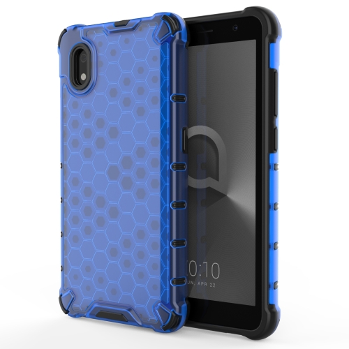 

For Alcatel 1B (2020) Shockproof Honeycomb PC + TPU Case(Blue)