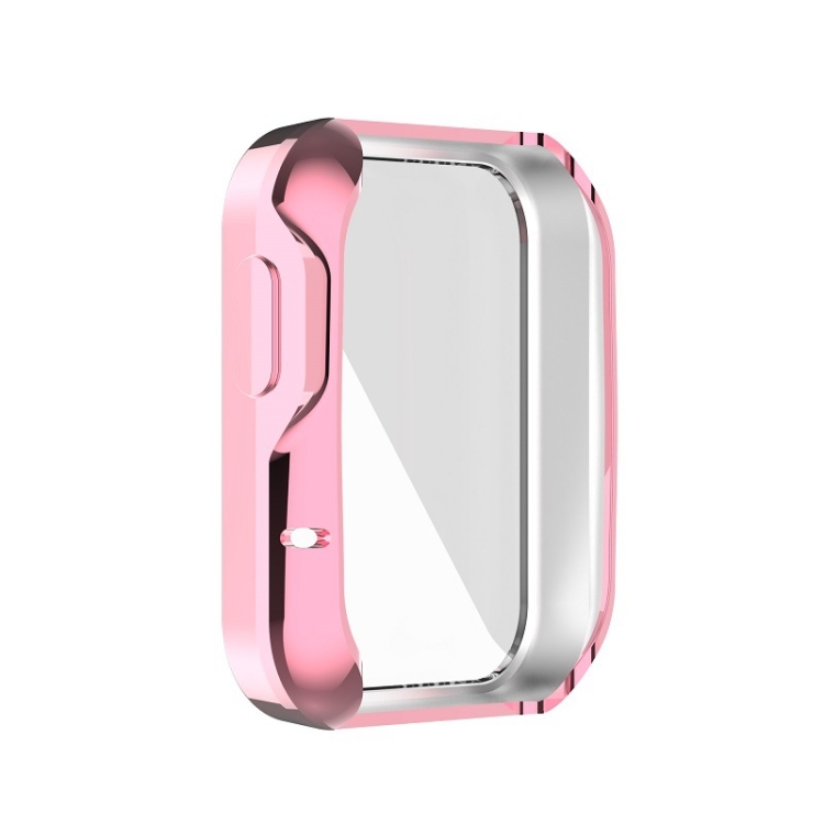 

For Xiaomi Mi Watch Lite / Redmi Watch Full Coverage TPU Electroplating Protective Case(Pink)