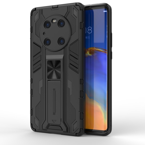 

For Huawei Mate 40 Pro Supersonic PC + TPU Shock-proof Protective Case with Holder(Black)