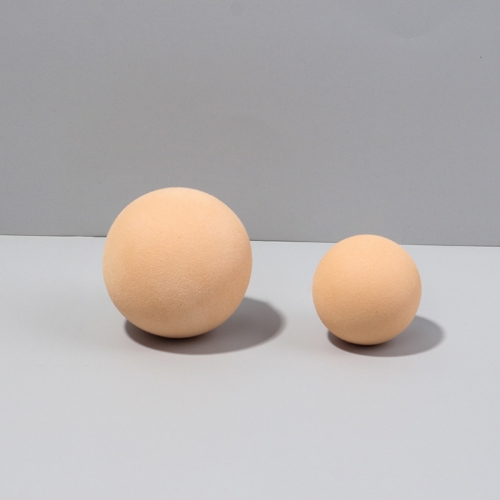 

7cm Round Ball + 5cm Round Ball Geometric Cube Solid Color Photography Photo Background Table Shooting Foam Props(Flesh Color)