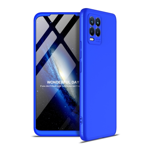 

For OPPO Realme 8 Pro GKK Three Stage Splicing Full Coverage PC Case(Blue)