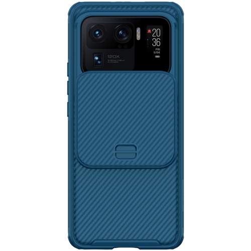 

For Xiaomi Mi 11 Ultra NILLKIN Black Mirror Pro Series Camshield Full Coverage Dust-proof Scratch Resistant PC Case(Blue)