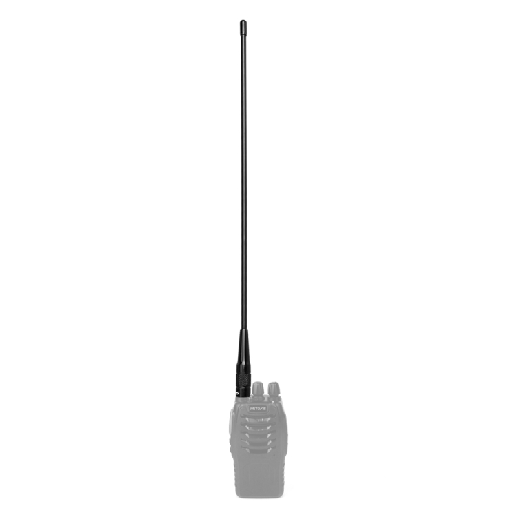 Antenna Lunga SMA-F Retevis HD1 Per VHF/UHF 136-174/400-480MHz, 360mm, 2.15dBi Per Walkie Talkie