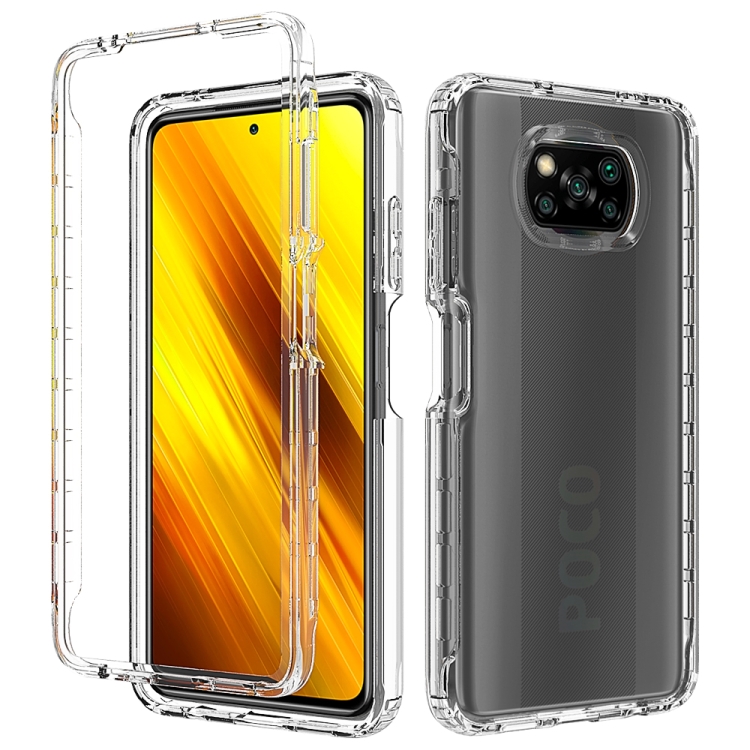 

For Xiaomi Poco X3 NFC Shockproof Highly Transparent PC+TPU Protective Case